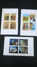 Tintin: 3 feuilles d’autocollants Le Soir, Plusieurs BD, Utilisé, Enlèvement ou Envoi, Hergé
