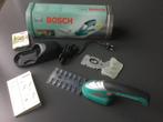 Bosch Isio buxus oplaadbare snoeischaar, Ophalen of Verzenden, Zo goed als nieuw, Accu, Bosch