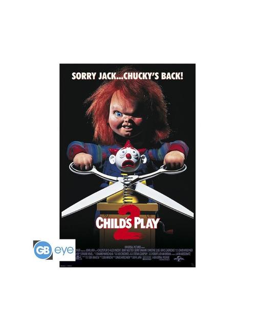 Chucky - Poster Maxi (91.5x61cm) - Child's play 2, Verzamelen, Posters, Nieuw, Film en Tv, Deurposter of groter, Vierkant, Verzenden