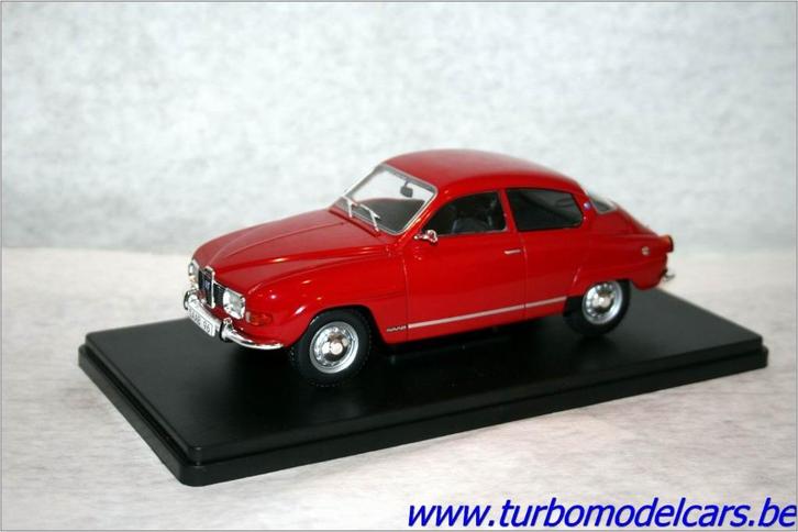 Saab 96 V4 1970 1/24 WhiteBox, Hobby en Vrije tijd, Modelauto's | 1:24, Nieuw, Auto, Overige merken, Ophalen of Verzenden