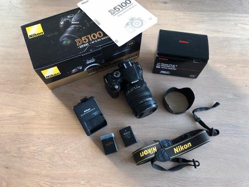 Nikon D5100 + Sigma 17-70 f2.8-4.0, TV, Hi-fi & Vidéo, Appareils photo numériques, Utilisé, Reflex miroir, Nikon, Enlèvement