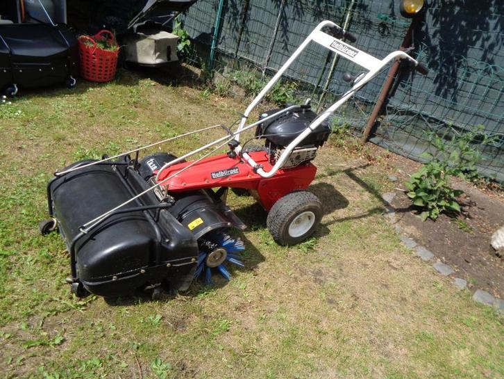 Tielburger TK 18 veegmachine met opvangbak 80 cm, Tuin en Terras, Veegmachines, Gebruikt, Ophalen