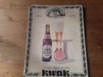Oude, originele pancarte van "Kwak bier" om op te hangen, Verzamelen, Ophalen of Verzenden