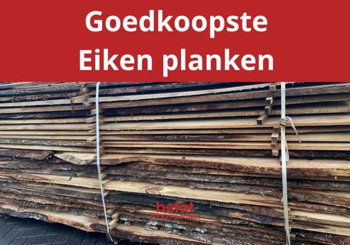 Eiken Boomkant Déclassé planken, Doe-het-zelf en Bouw, Hout en Planken, Nieuw, Plank, Eiken, 300 cm of meer, Minder dan 25 mm