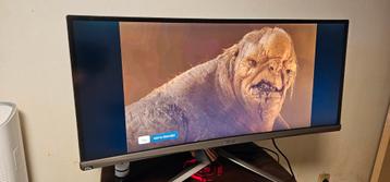 Asus ROG swift pg348q 3440x1440, Gaming, Connexion casque, 61 à 100 Hz, Comme neuf