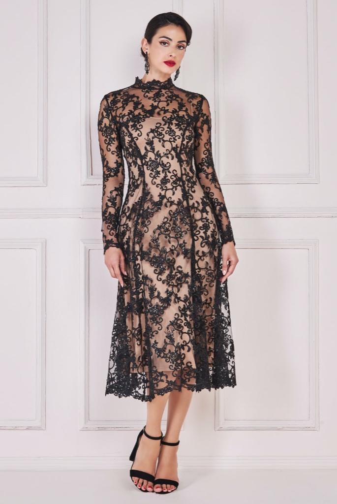 galajurk avondjurk zwart met beige maat 40, 42 sale, Kleding | Dames, Gelegenheidskleding, Nieuw, Galajurk, Maat 38/40 (M), Zwart