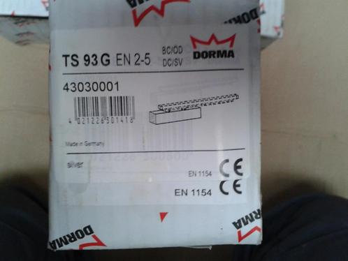 Dorma deurdranger TS93G incl. glijarm, Huis en Inrichting, Woonaccessoires | Deurstoppers, Nieuw, Binnen, Ophalen