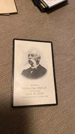 Baelde x de Stoop 1831 Ypres 1909 Courtrai, Verzamelen, Bidprentjes en Rouwkaarten, Verzenden, Bidprentje