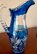 Superbe cruche en cristal Val St Lambert, Antiek en Kunst, Ophalen