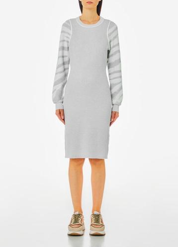 Nieuw Lui-Jo kleed zilver met wit in Perf Nieuwe st XL, Neuf, Taille 46/48 (XL) ou plus grande, Enlèvement ou Envoi, Blanc