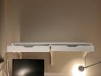 IKEA Wandplank, wit/wit, 119x29 cm, Huis en Inrichting, Ophalen, Zo goed als nieuw