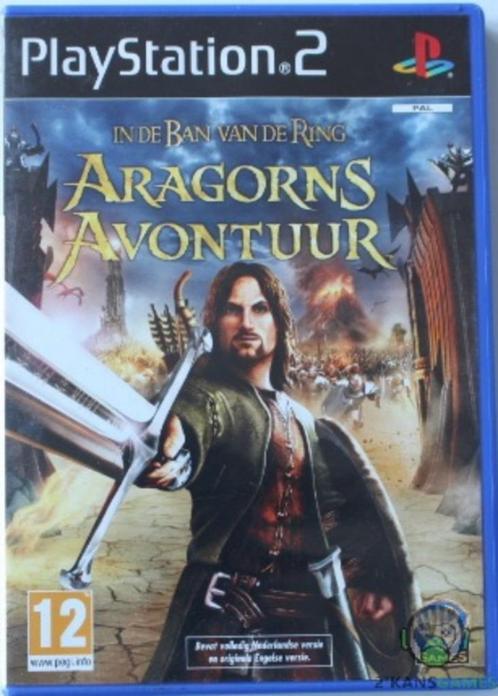 In De Ban Van De Ring Aragorns Avontuur (zonder handleiding), Games en Spelcomputers, Games | Sony PlayStation 2, Gebruikt, Avontuur en Actie