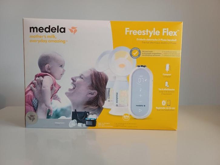 Medela Freestyle Flex dubbele elektrische 2-fase borstkolf, Kinderen en Baby's, Babyvoeding en Toebehoren, Gebruikt, Borstkolf