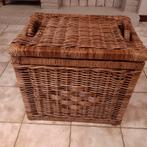 Rieten opbergmand,, Huis en Inrichting, Woonaccessoires | Schalen en Manden, Ophalen, Gebruikt, Mand, Riet