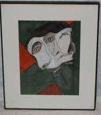 Schilderij op papier - Gesigneerd, Ophalen of Verzenden