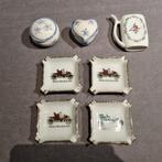 7 porseleinen vaasjes / potjes, Ophalen of Verzenden