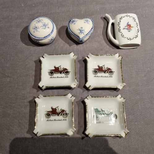 7 porseleinen vaasjes / potjes, Antiek en Kunst, Antiek | Keramiek en Aardewerk, Ophalen of Verzenden