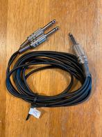 Câble Jack stereo/double Jack mono 300 cm Lot Nr 3, Musique & Instruments, Utilisé, Enlèvement ou Envoi