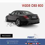 W205 C63 S BRABUS 600 PAKKET CARBON BUMPERS + INTERIEUR + VE, Utilisé, -, Arrière, -