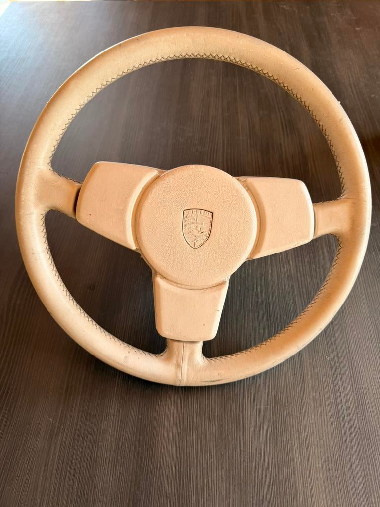 Stuur porsche origineel - leder, Auto-onderdelen, Besturing, Ophalen, Porsche
