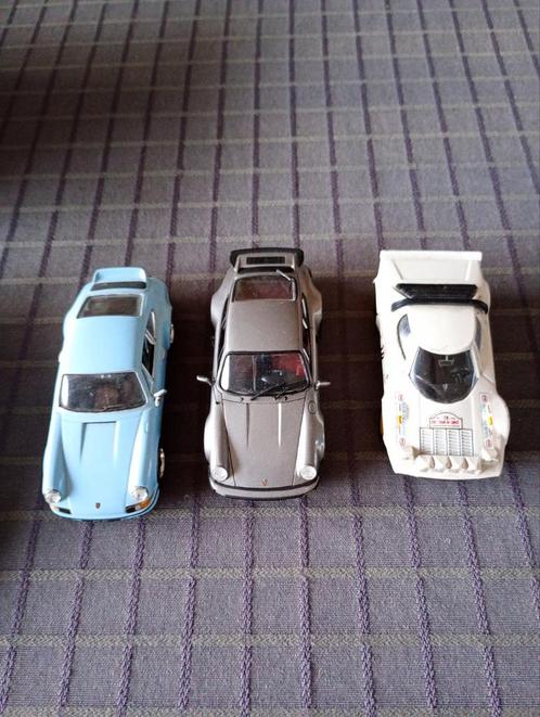 Porsche 911 et Lancia Stratos, Hobby & Loisirs créatifs, Voitures miniatures | 1:43, Comme neuf, Enlèvement ou Envoi