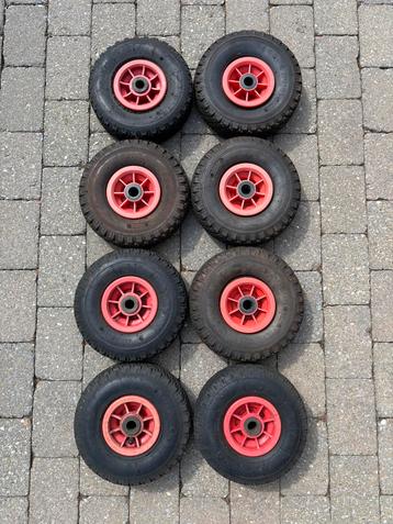 Wielen bolderkar/go-kart/steekwagen, Doe-het-zelf en Bouw, Zwenkwielen, Ophalen, Gebruikt