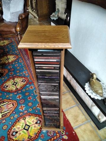 Cd rekje met glazen  deur, Huis en Inrichting, Ophalen, Zo goed als nieuw, Cd's