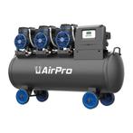 Compressor olievrij 3x1pk 100L tank, Verzenden