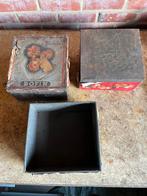 Lot 3 anciennes boîtes métalliques biscuit, Ophalen, Zo goed als nieuw