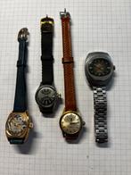 Lot van 4 automatische dames uurwerken., Handtassen en Accessoires, Horloges | Dames, Overige merken, Staal, Polshorloge, Ophalen of Verzenden