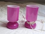 2 vintage nachtlampjes, Huis en Inrichting, Ophalen, Zo goed als nieuw, Glas, Vintage