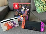 Nitendo switch OLED scarlet & violet edition, Ophalen, Zo goed als nieuw, Met 2 controllers, Switch OLED