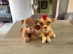 Disney Leeuwenwacht Kion & Nala pluche characters (24-27 cm), Kinderen en Baby's, Ophalen of Verzenden, Zo goed als nieuw, Overige typen