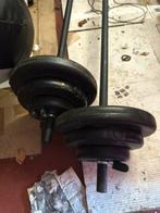 Set van twee fitnesshalterstangen, Ophalen, Gebruikt