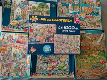 Van Haasteren puzzels 500 tot 1500 st. Niet volledig  beschikbaar voor biedingen