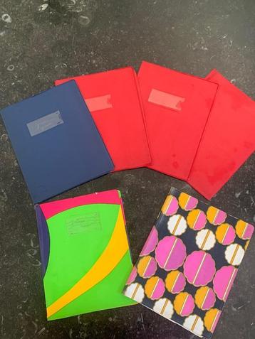Pochettes plastiques cahier d’écolier vintage 1970 beschikbaar voor biedingen