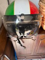 Italiaanse vespa helm, Fietsen en Brommers, Brommerhelmen, Ophalen, Zo goed als nieuw