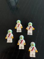 5 minifig Lego - ‘S’ white with red Black stripe, Envoi, Lego
