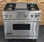 🔥 Cuisinière Viking de luxe en acier inoxydable de 90 cm, f, Electroménager, Gaz, Classe énergétique A ou plus économe, Enlèvement ou Envoi