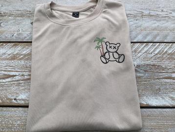Shein beige t-shirt Bears. Maat M beschikbaar voor biedingen