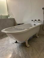 Vintage retro bad in geëmailleerd gietijzer op pootjes, Huis en Inrichting, Badkamer | Badkamermeubels, Ophalen, Gebruikt, 100 tot 150 cm