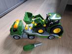 John Deere tractor met transporter, Enfants & Bébés, Jouets | Véhicules en jouets, Comme neuf, Enlèvement ou Envoi