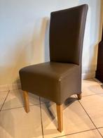 lederen eetkamerstoelen, Huis en Inrichting, Stoelen, Ophalen, Gebruikt, Modern , klassiek, Overige kleuren