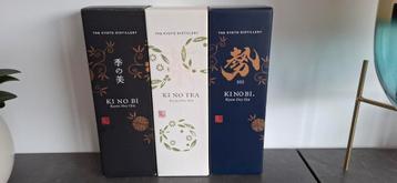 Lot de 3 bouteilles de Gin neuves KI NO BI  et KI NO TEA beschikbaar voor biedingen