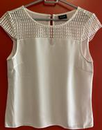 Dames blouse "Villa" met kapmouw-medium/38, Maat 38/40 (M), Wit, Ophalen of Verzenden, Zo goed als nieuw