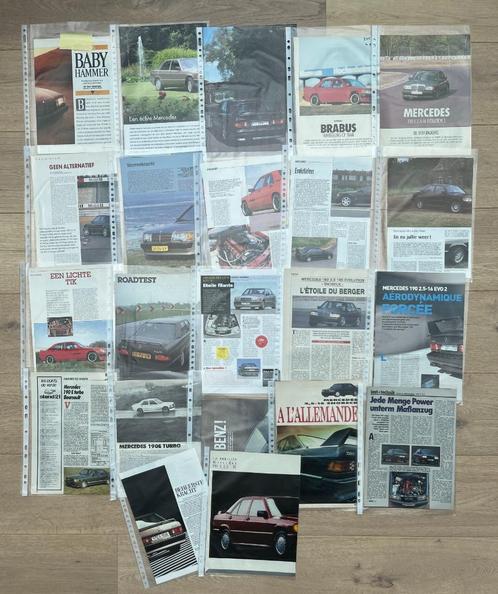 MERCEDES 190E - LES ARTICLES, Livres, Autos | Brochures & Magazines, Mercedes, Enlèvement ou Envoi