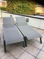 Ligstoelen, Tuin en Terras, Ligbedden, Ophalen, Zo goed als nieuw, Metaal, Verstelbaar
