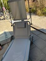 Lage lig stoel met zo’n beschermmer, Tuin en Terras, Ophalen, Nieuw, Metaal, Inklapbaar