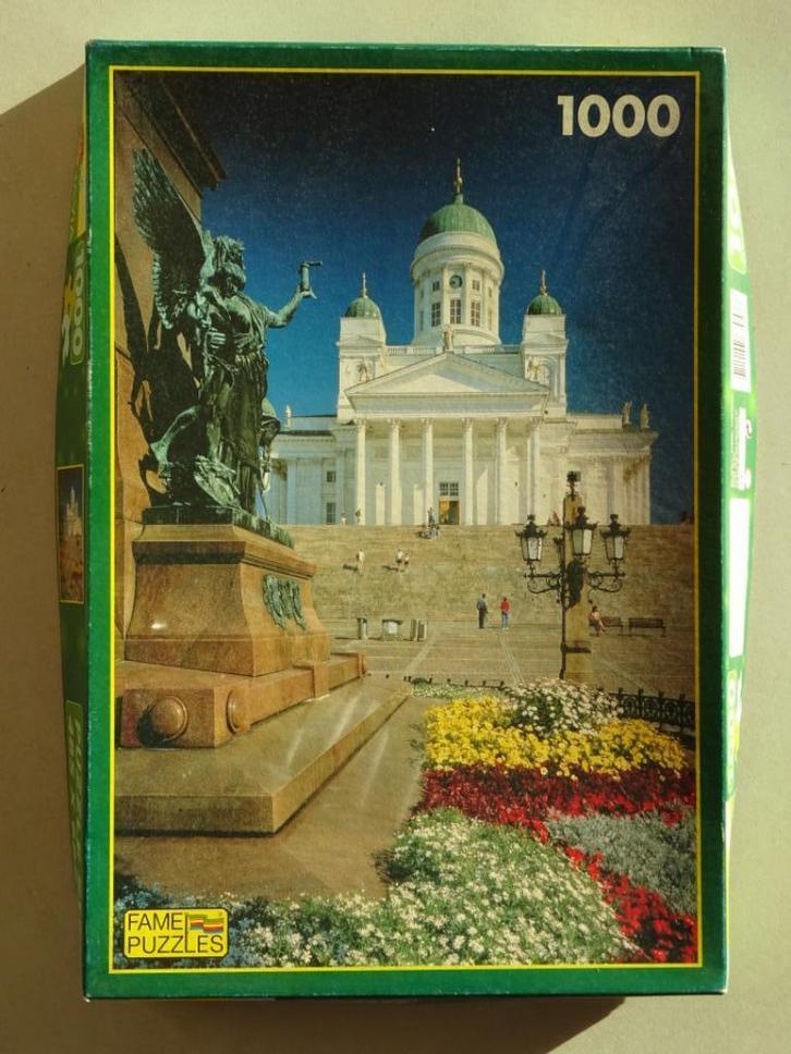Puzzel 1000 st Helsinki 4 + 1 gratis, Hobby en Vrije tijd, Denksport en Puzzels, Zo goed als nieuw, Legpuzzel, 500 t/m 1500 stukjes