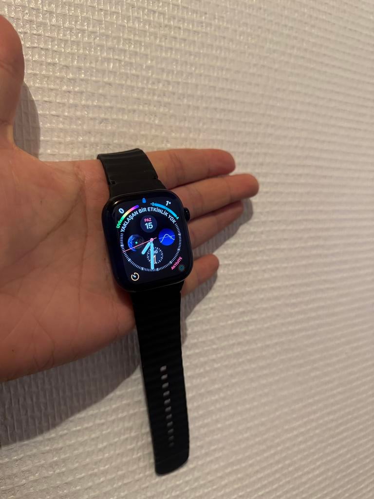 Apple Watch Serie 10 , 46mm, Handtassen en Accessoires, Smartwatches, Zwart, IOS, Ophalen of Verzenden, Zo goed als nieuw